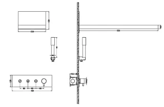 Душевой комплект Boheme Fusion 130-MW белый матовый